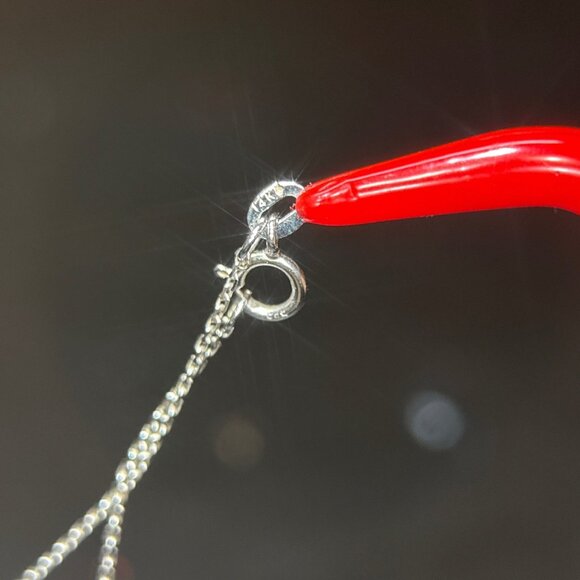 Stunning 14K Gold Eternity Diamond Necklace - Picture 7 of 9